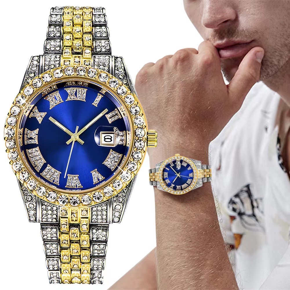 Luxury Watch Iceberg - Luxe hiphop roestvrij staal gouden kleur
