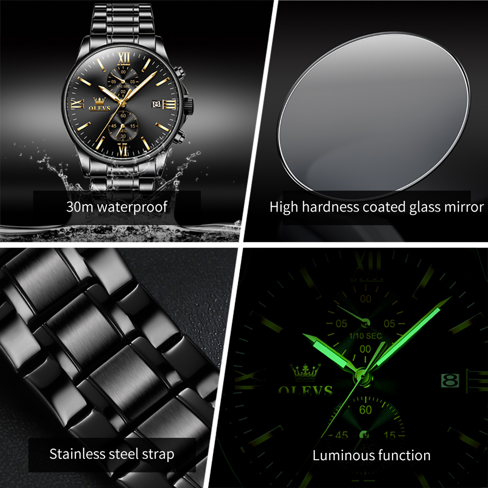 OLEVS 2886 Klassiek Zwart Quar - Luxury Watch Investment recensie en prijs